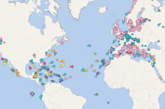 screenshot of cruisemapper real-time cruise tracker